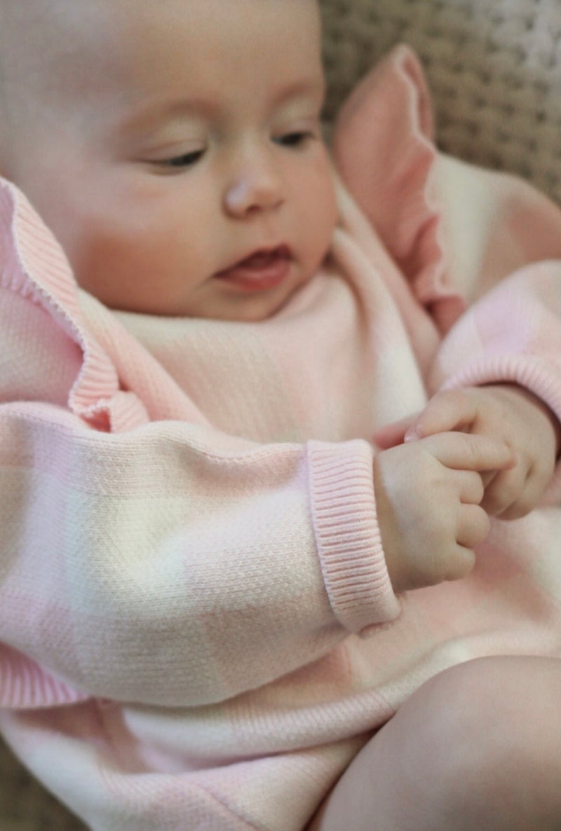 Chargez l'image dans la visionneuse de la galerie, Barboteuse bébé fille en coton doux à manches longues
