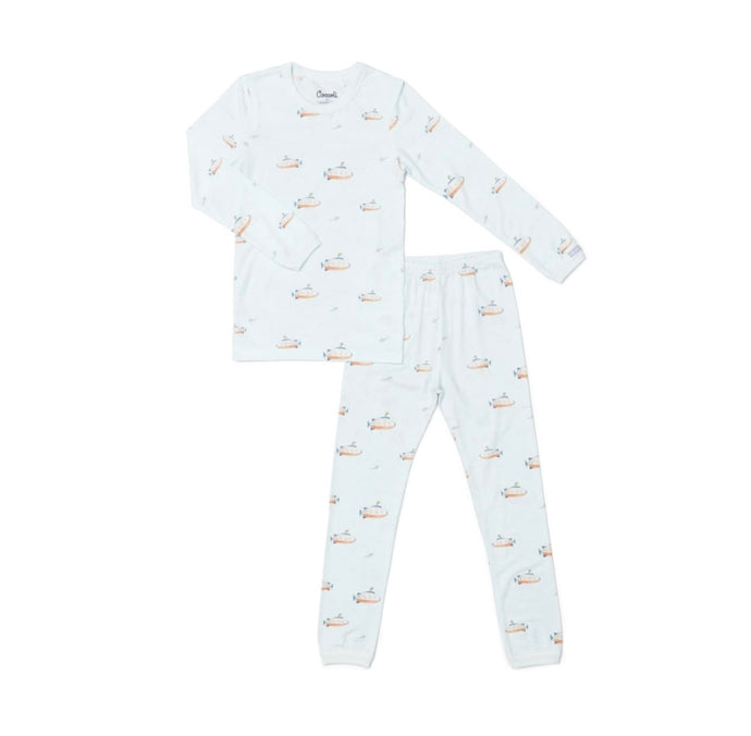 Pyjama aux motifs de sous-marins Coccoli - Boutique Kaki Lilas