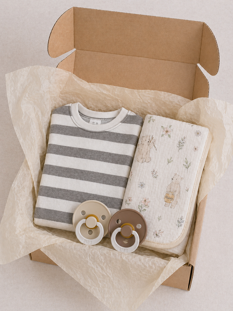 Chargez l'image dans la visionneuse de la galerie, Coffret cadeau bébé Petit Ourson
