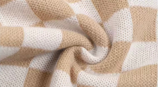 Ensemble garçon tricot à carreaux Kali