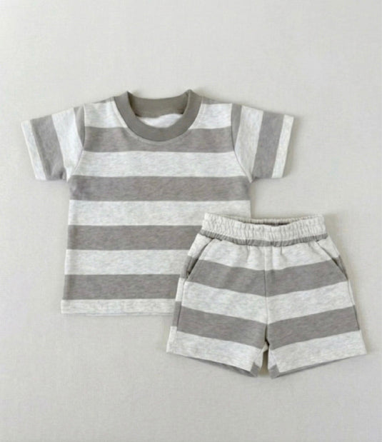 Ensemble en coton rayé Arthur garçon