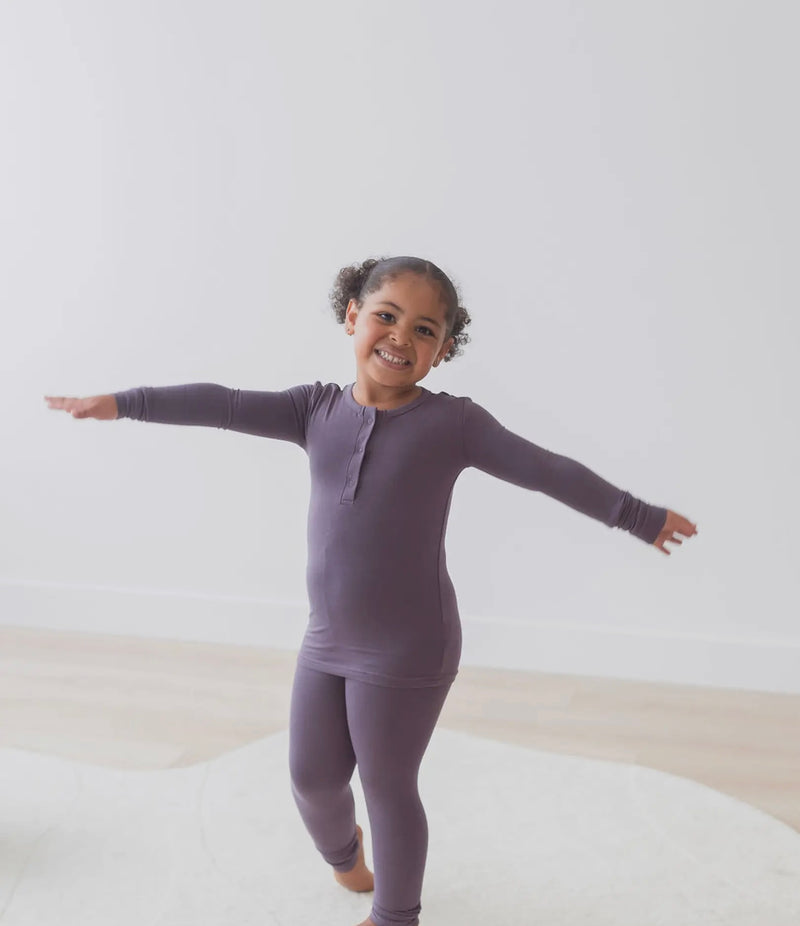 Chargez l&#39;image dans la visionneuse de la galerie, Ensemble Henley à manches longues | Sureau - Boutique Kaki Lilas
