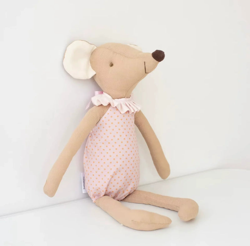 Chargez l&#39;image dans la visionneuse de la galerie, Peluches bébé Les Souris Joyeuses – Modèle Kali douces et réconfortantes - Boutique Kaki Lilas
