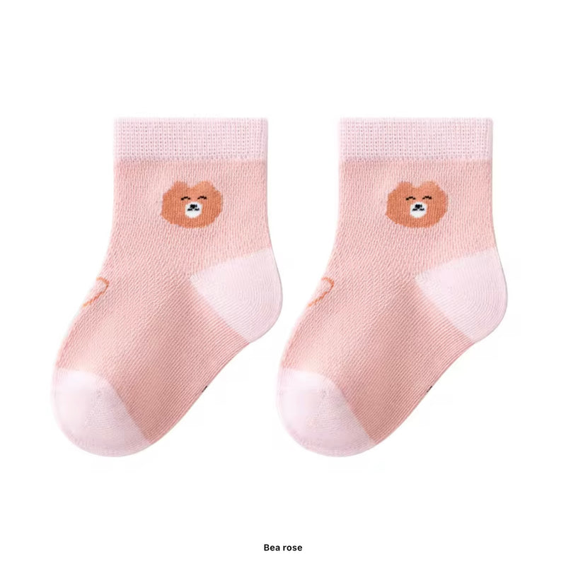 Chargez l&#39;image dans la visionneuse de la galerie, Chaussettes bébé en coton – Blush - Boutique Kaki Lilas
