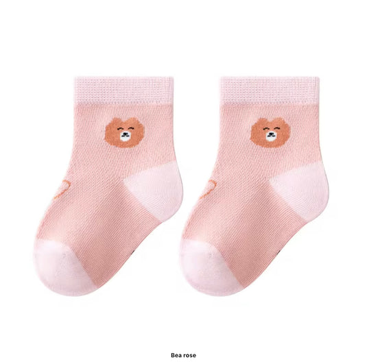Chaussettes bébé en coton – Blush - Boutique Kaki Lilas