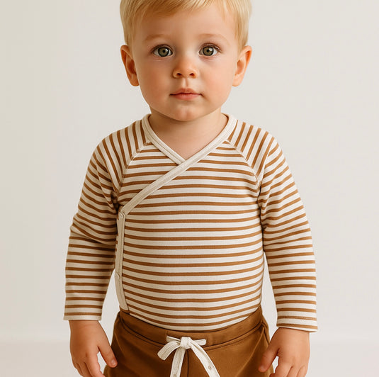 Combi-pantalon bébé garçon – Modèle Kali en coton doux et confortable - Boutique Kaki Lilas