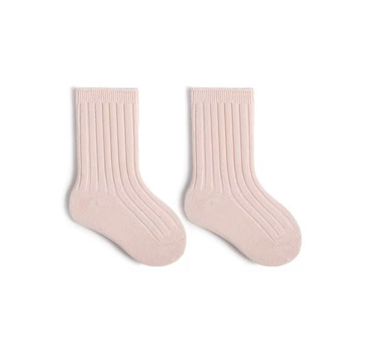 🧦 Chaussettes en coton peigné pour bébé et enfants – Douces, confortables et stylées - Boutique Kaki Lilas