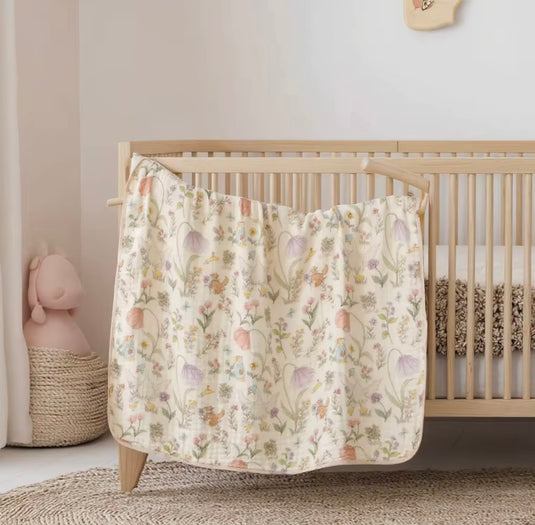 Mousseline bébé coton bio et bambou douce & légère – Kali