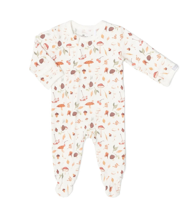 Pyjama modal crème à imprimé motifs de champignons Coccoli - Boutique Kaki Lilas