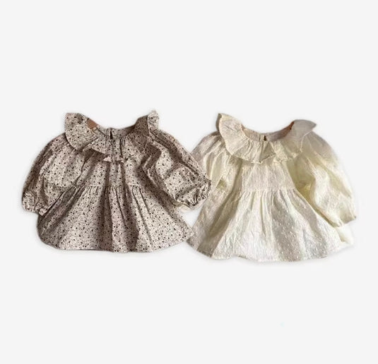 Chemise bébé imprimée fleurs – Blush - Boutique Kaki Lilas