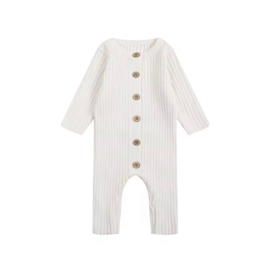 Barboteuse bébé douce en tricot manches longues – Kali A/H