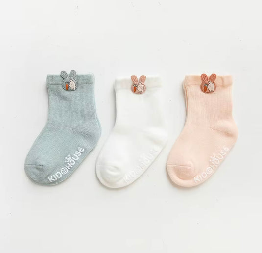 Ensemble de 3 paires de chaussettes Kali - Boutique Kaki Lilas