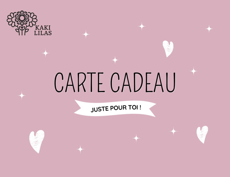 Load image into Gallery viewer, Carte cadeau Kaki lilas - Boutique Kaki Lilas
