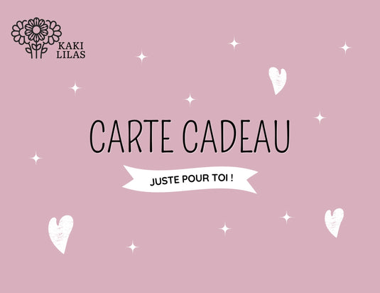 Carte cadeau Kaki lilas - Boutique Kaki Lilas
